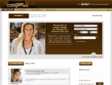 Tablet Screenshot of cougarfling.com